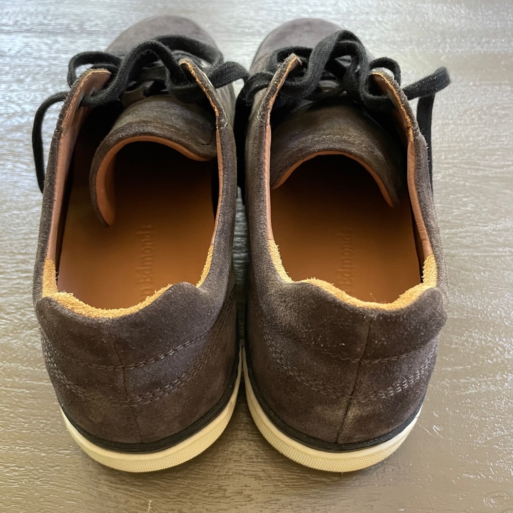 Allen Edmonds Porter Derby Sneaker, Grey/Brown Suede, size 10D, very light wear - Picture 4 of 5